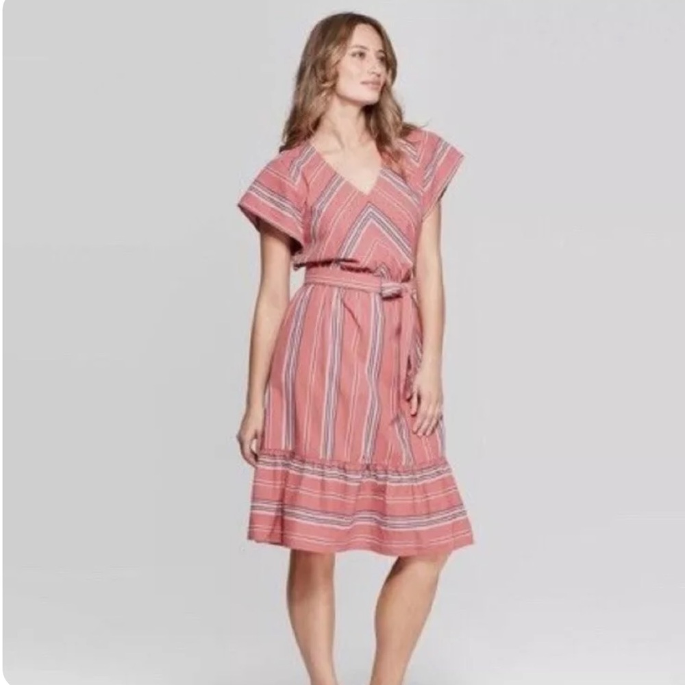 V Neck Midi